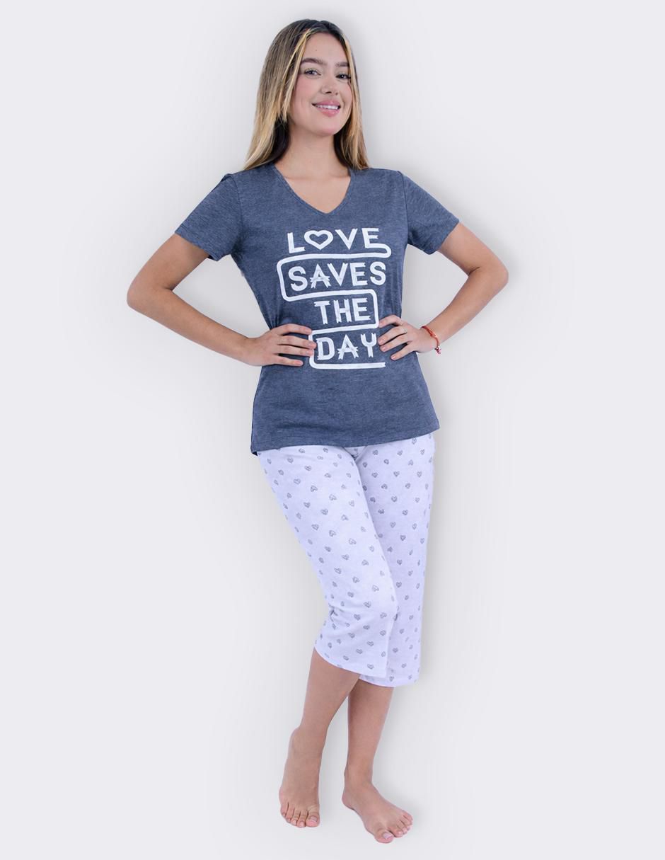 "conjunto pijama" twins sin colección no aplica "para mujer"