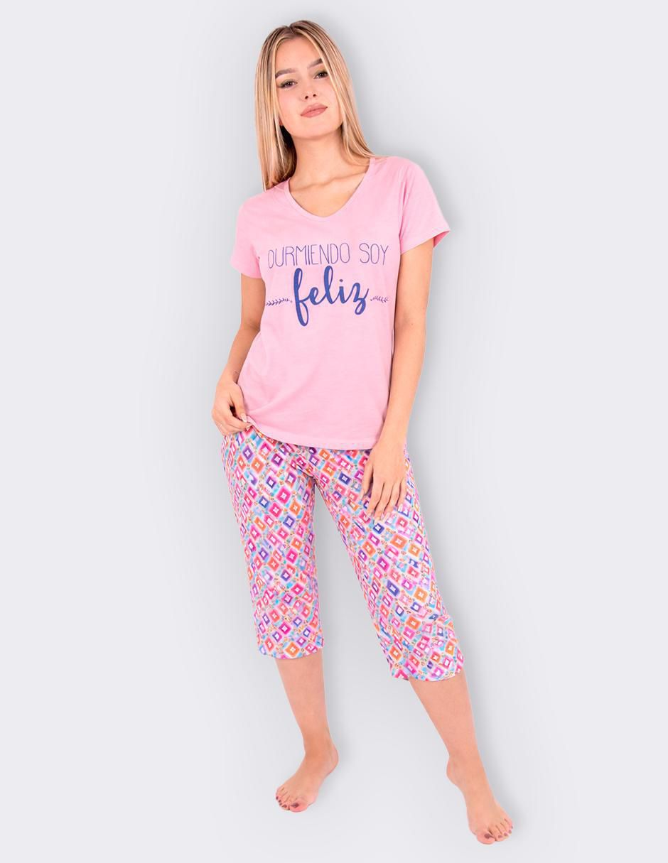 "conjunto pijama" twins sin colección no aplica "para mujer"