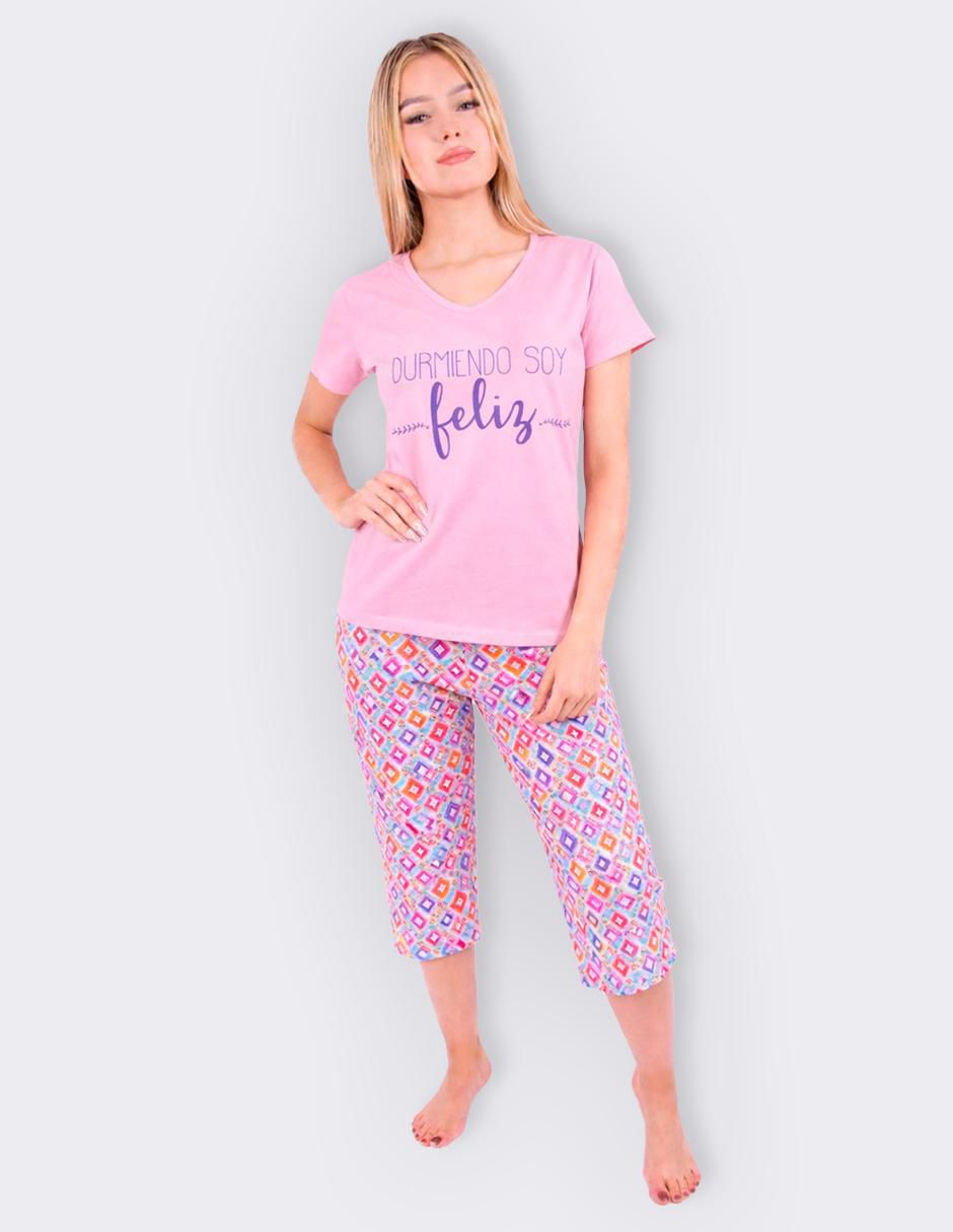 "conjunto pijama" twins sin colección no aplica "para mujer"