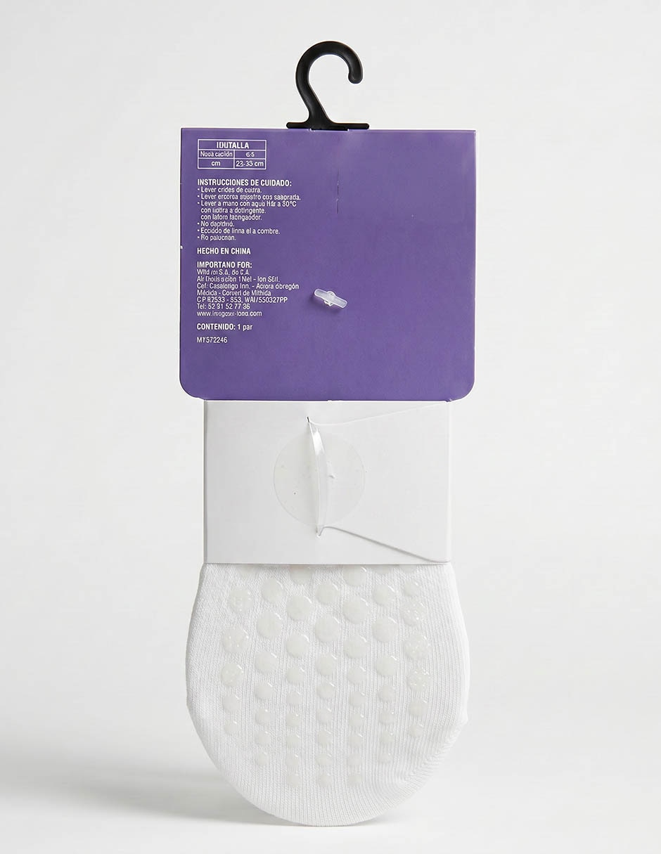 Protector de pie antiderrapante myst de algodón para mujer