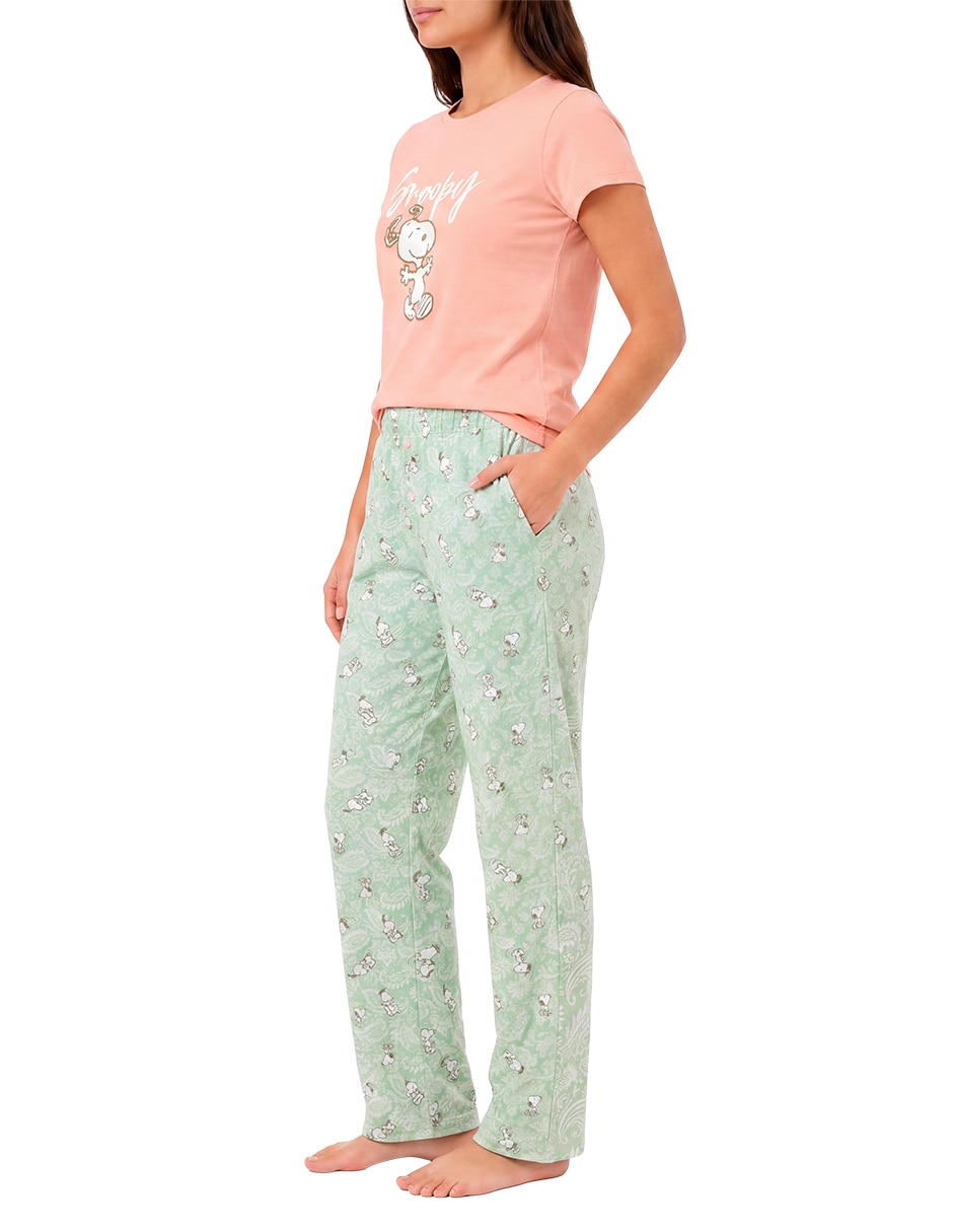 Conjunto pijama snoopy para mujer 2