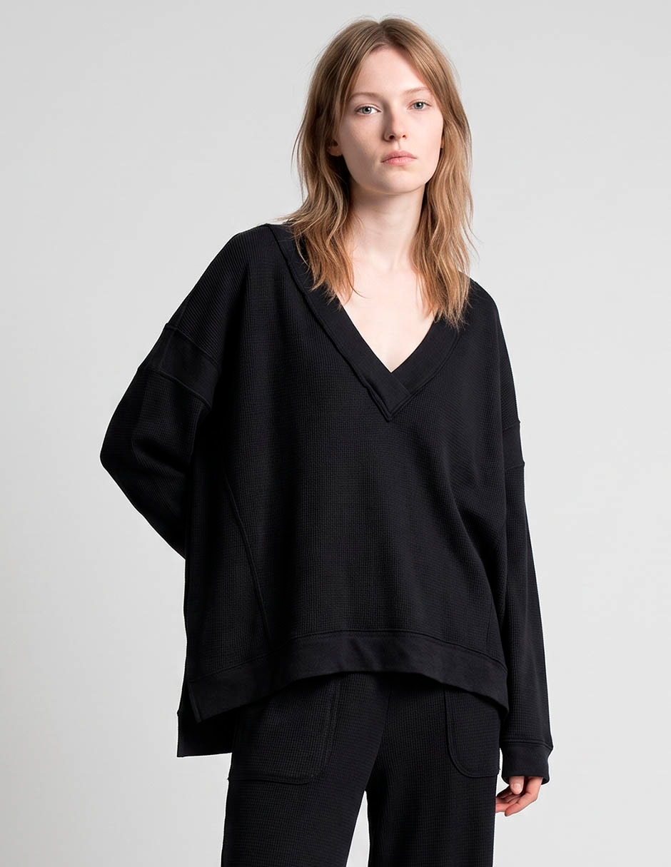 Suéter Free People cuello v para mujer