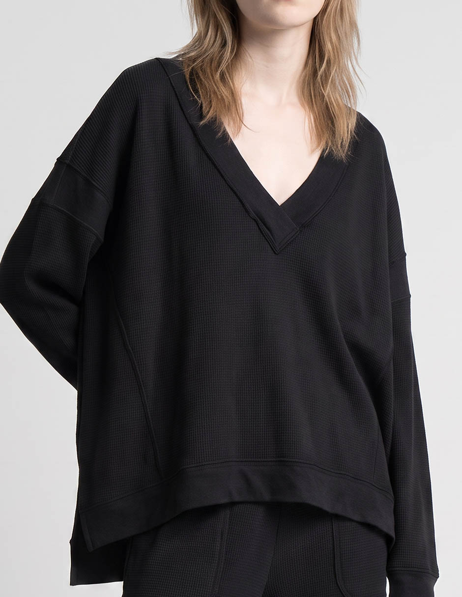 Suéter Free People cuello v para mujer