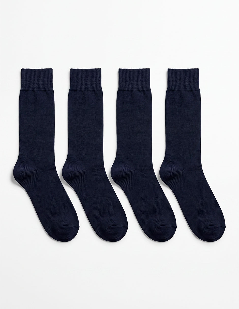 Set de calcetín comfort punto blanco de algodón para mujer 2 pares Set de calcetín comfort punto blanco de algodón para mujer 2 pares