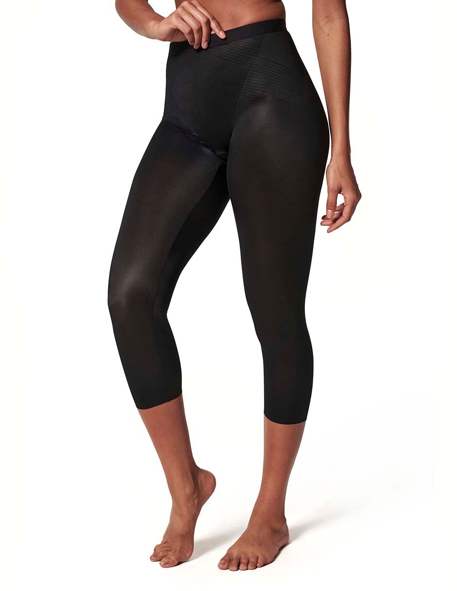 Leggins control de abdomen spanx con compresión baja para mujer