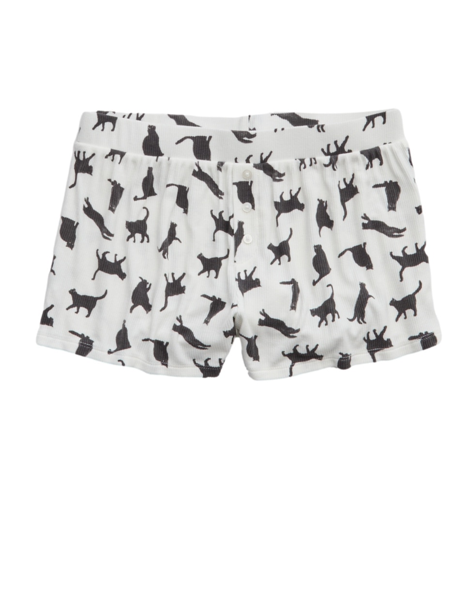 Pijama short estampado para mujer 2
