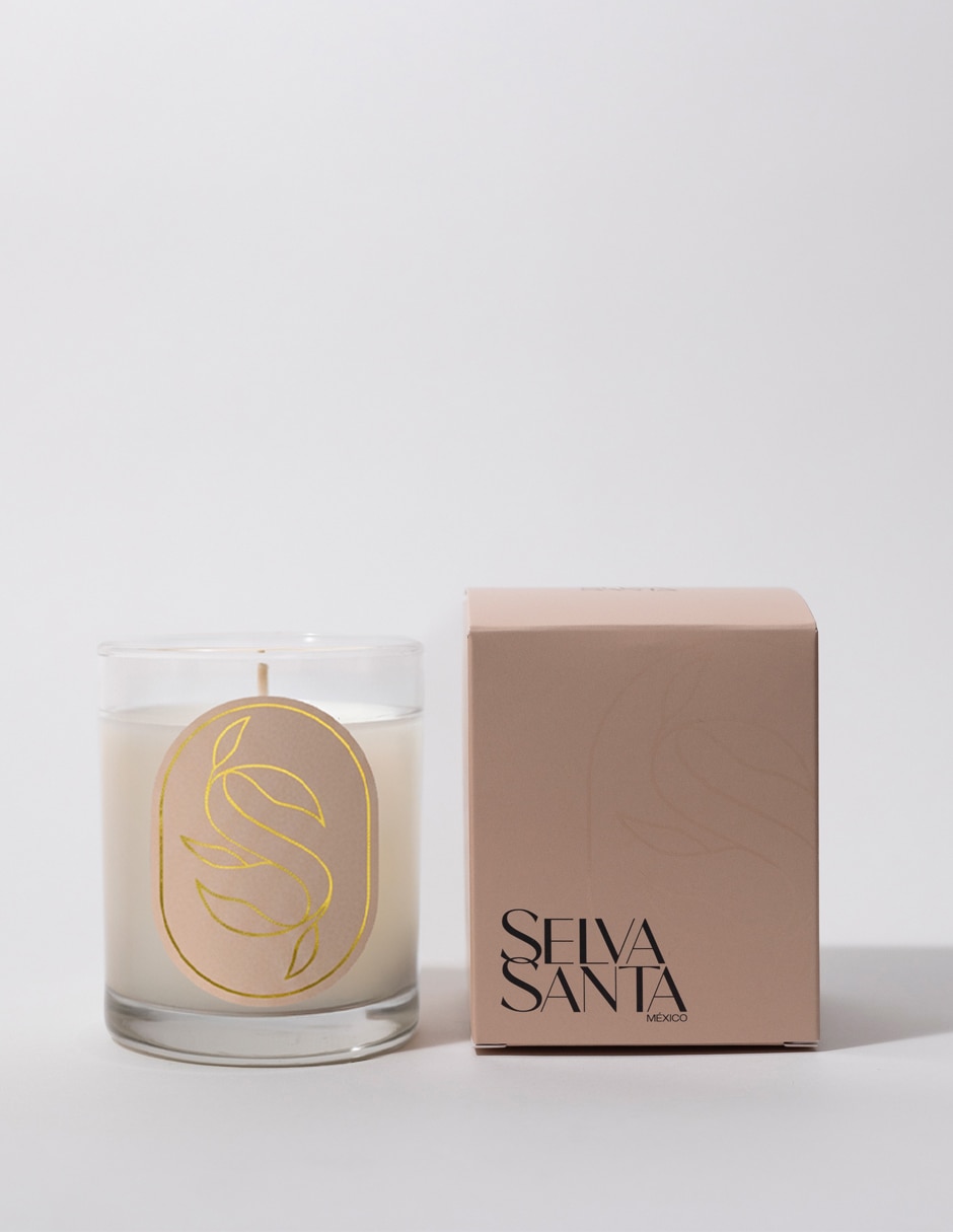 Vela Flor De Magnolia Y Sal De Mar 2