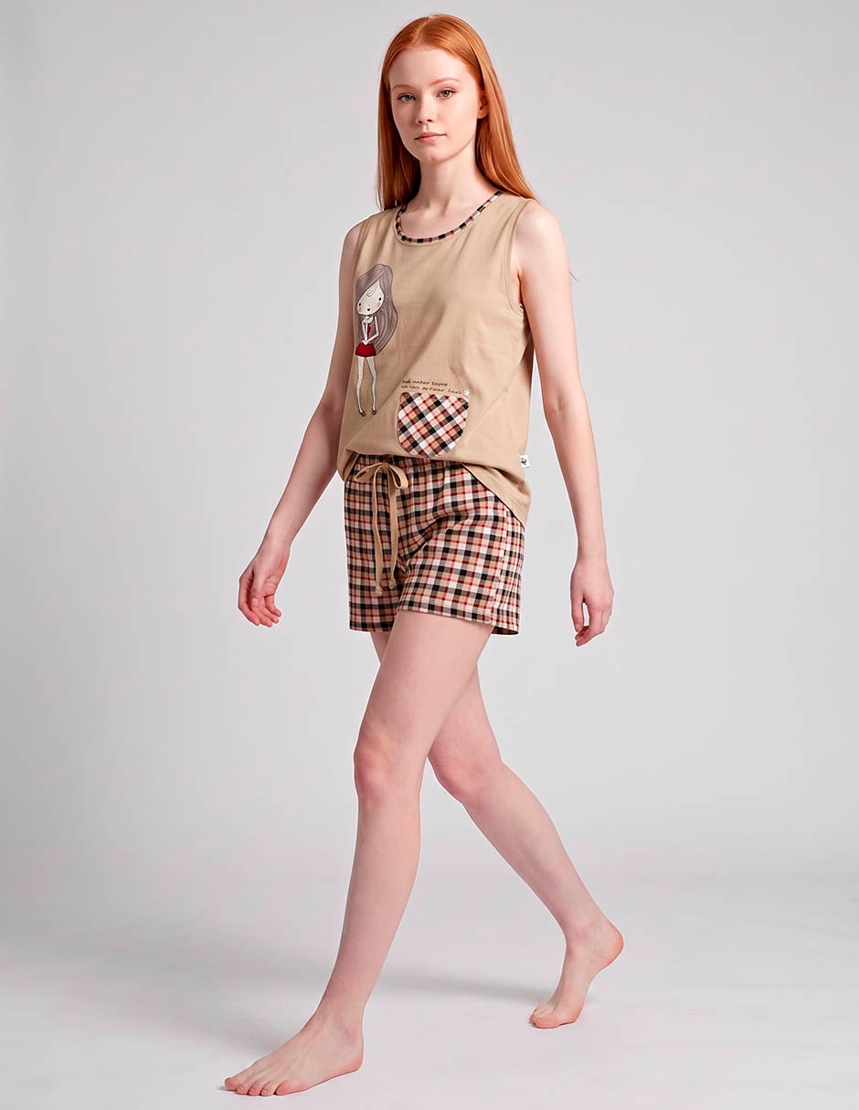 Conjunto pijama Mango y Merengue para mujer 3