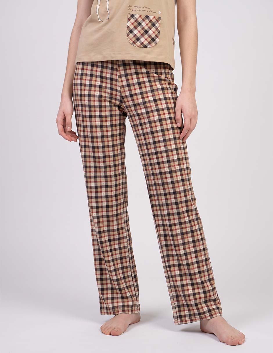 Conjunto pijama mango y merengue para mujer 3