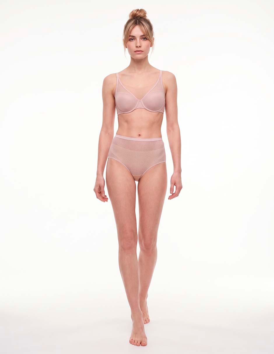 Brassiere demi warners con copa para mujer 2