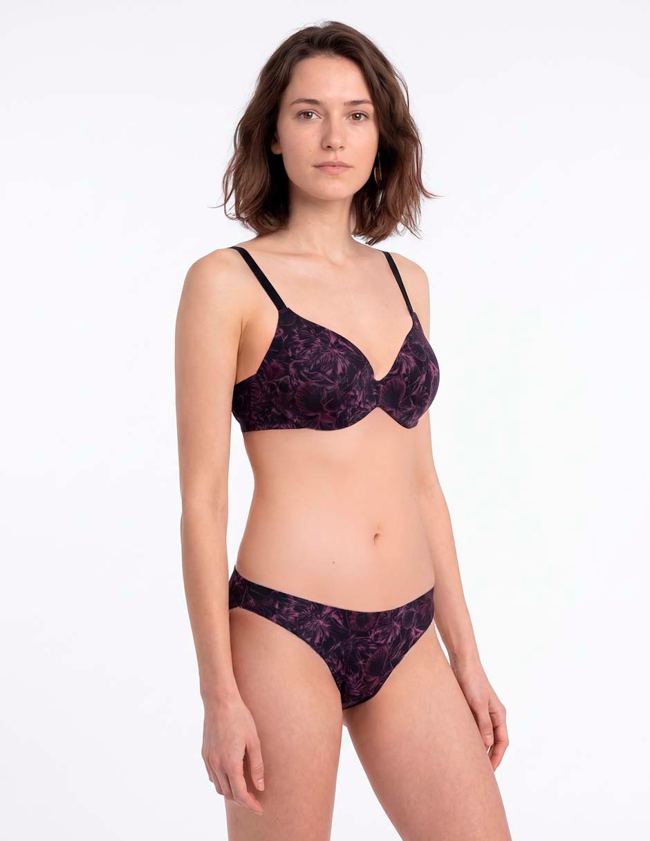 Brassiere demi Warners copa preformada para mujer 3