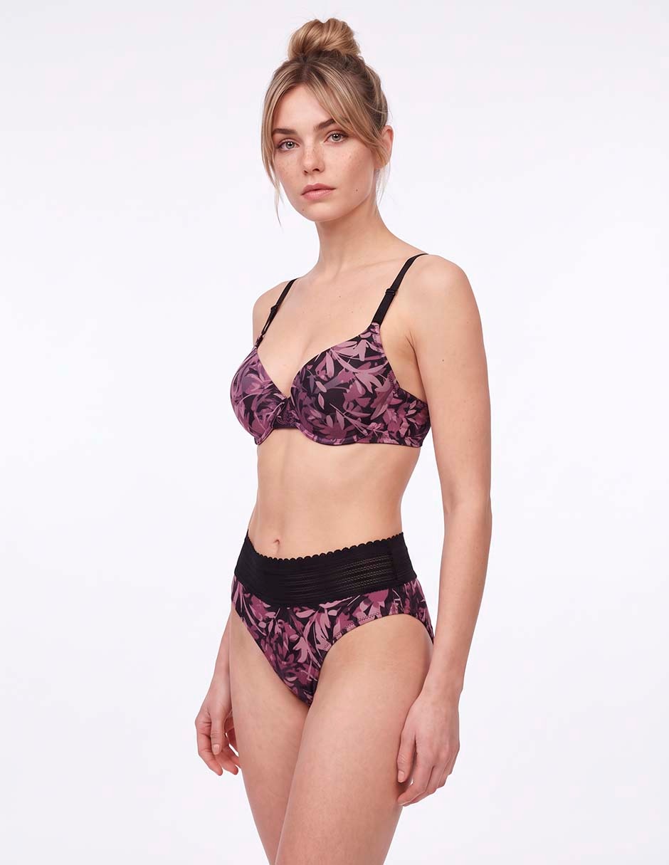 Brassiere demi Warners copa preformada para mujer 3