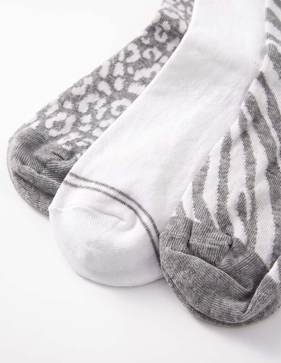 Set de calcetín comfort de algodón para mujer 3 pares 2