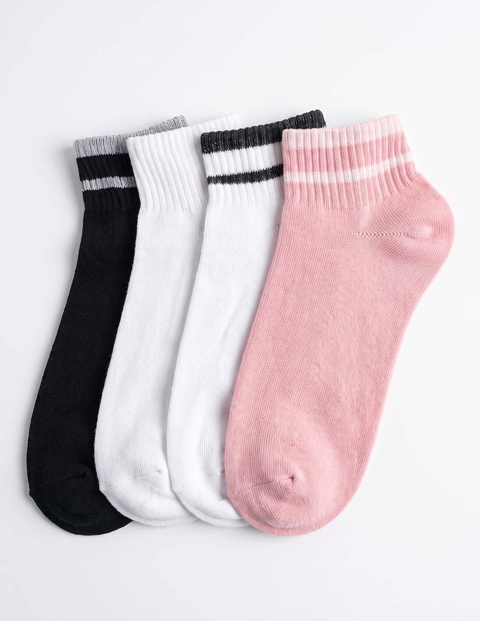 Set de tín comfort de algodón para mujer 4 pares