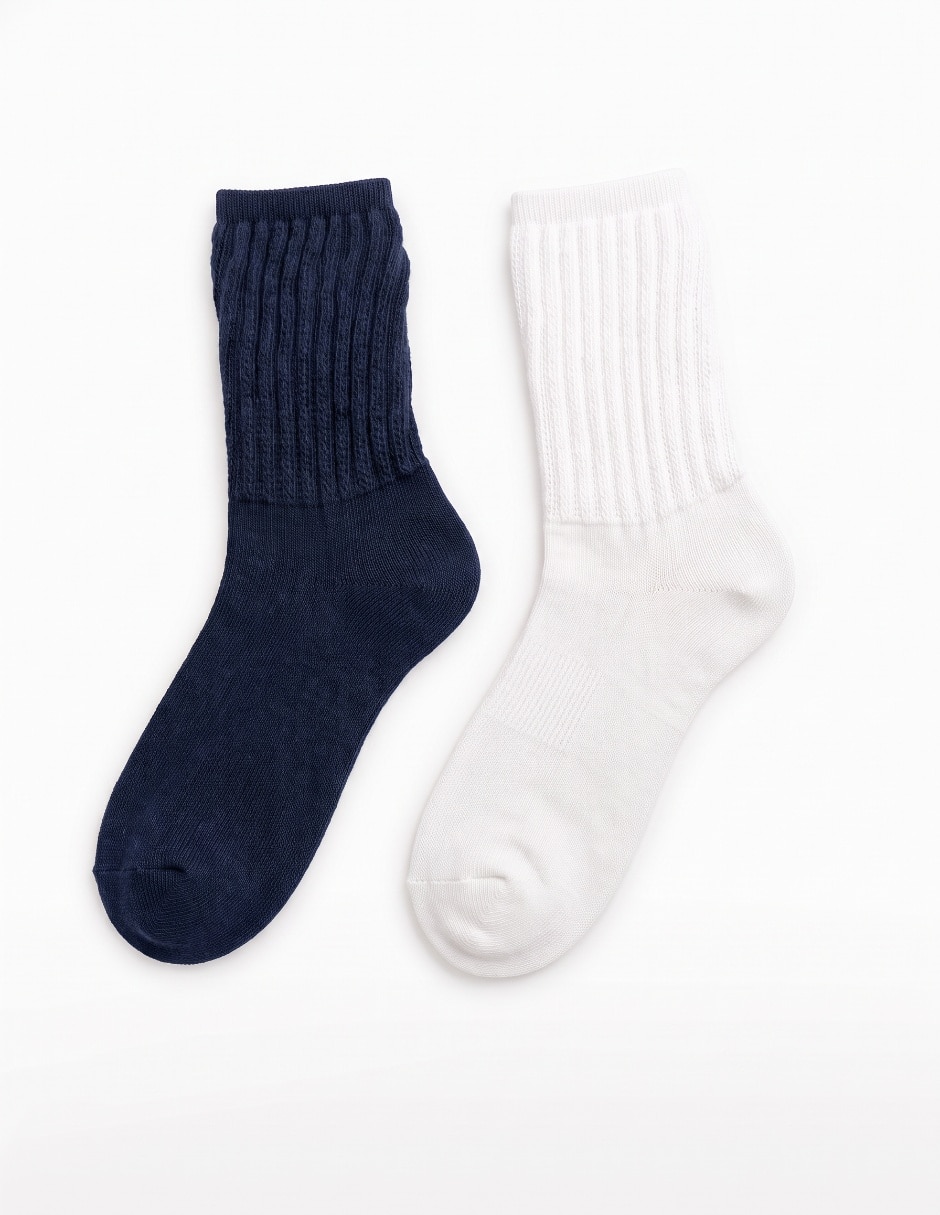 Set de calcetín comfort de algodón para mujer 2 Pares 2