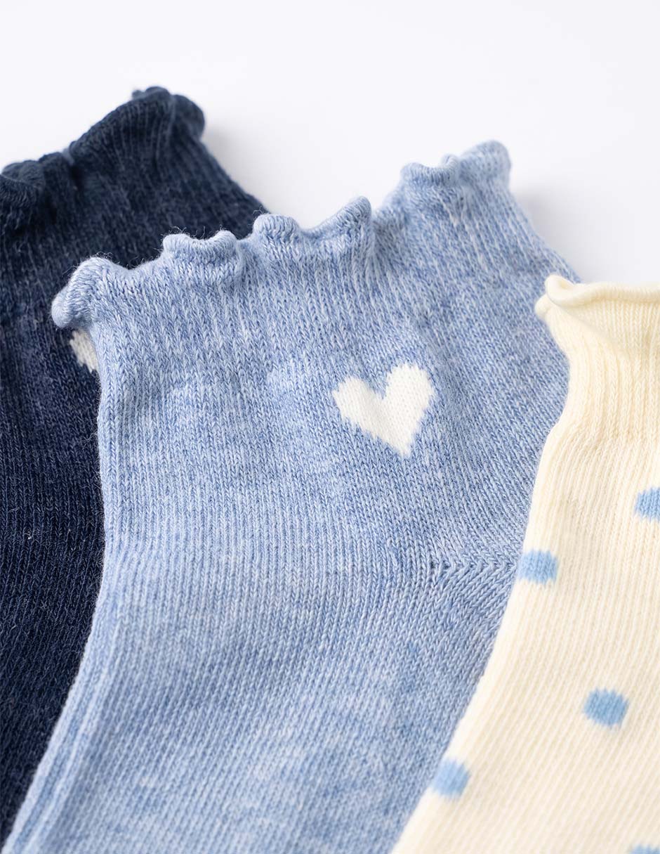 Set de calcetín comfort de algodón para mujer 3 pares 2