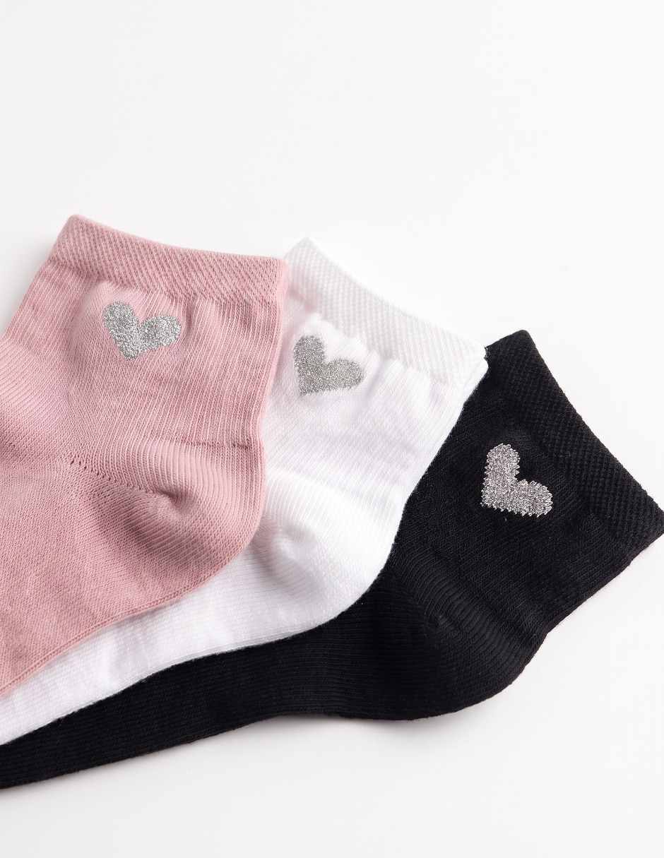 Set de tín de algodón para mujer 3 Pares 3