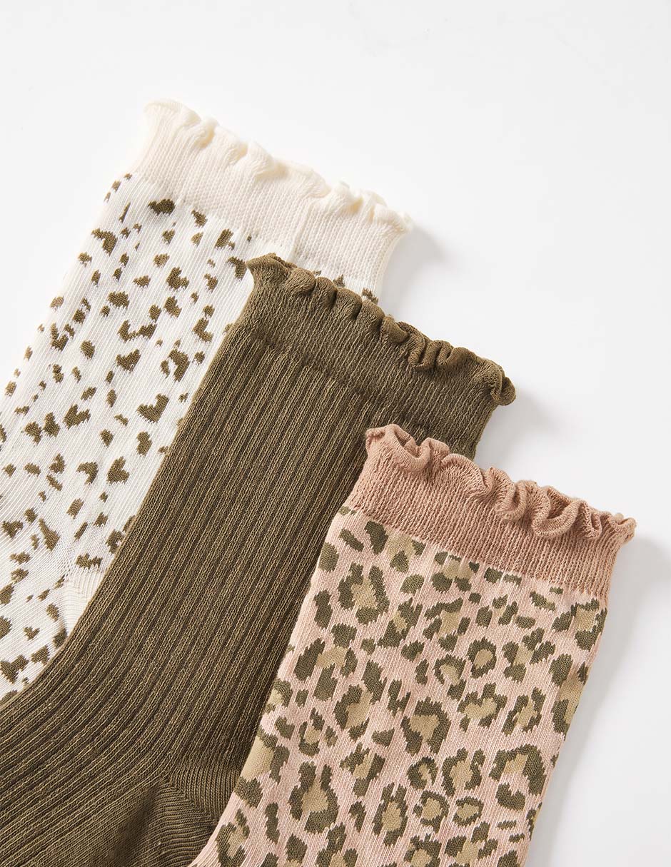 Set de calcetín comfort de algodón para mujer 3 pares 3