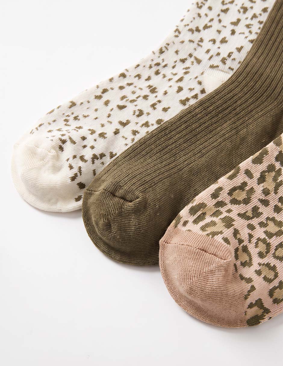 Set de calcetín comfort de algodón para mujer 3 pares 2