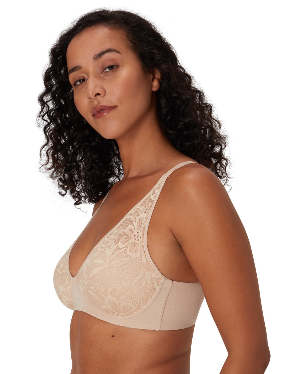 Brassiere demi copa preformada para mujer 2