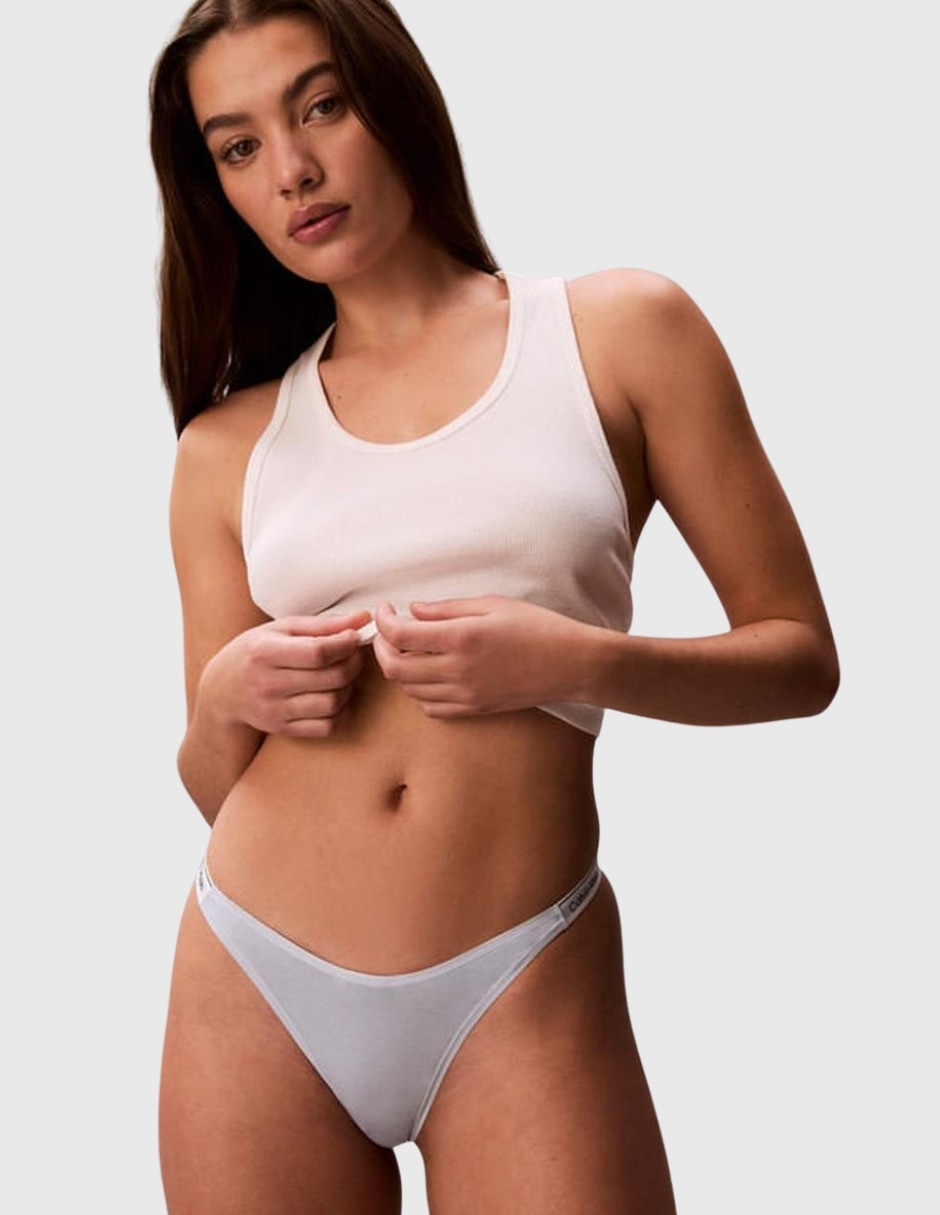 Panty Calvin Klein de algodón para mujer 4