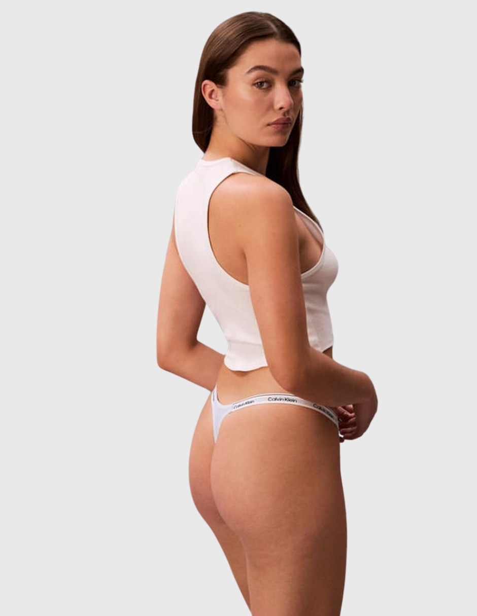 Panty Calvin Klein de algodón para mujer 5
