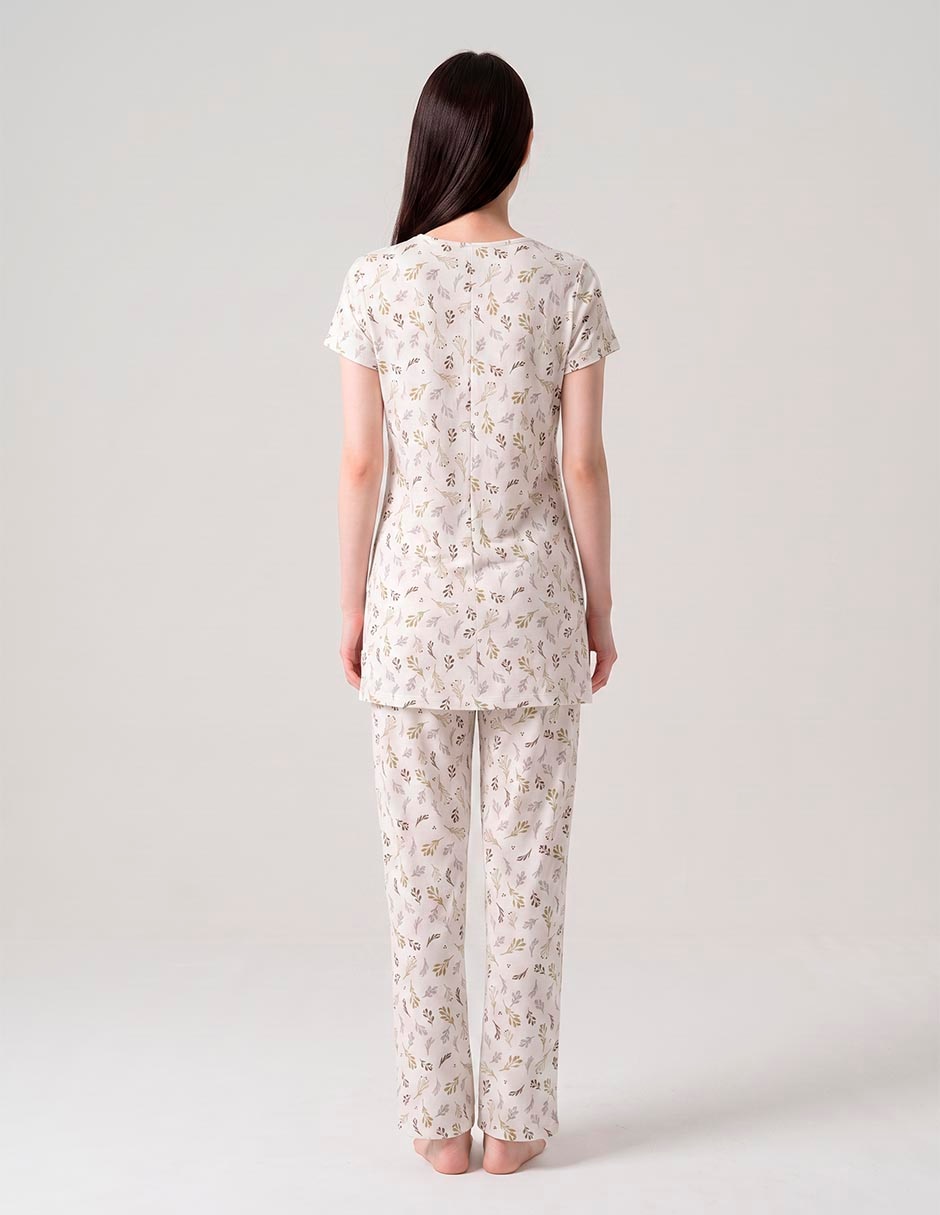 Camisón estampado floral de algodón 3