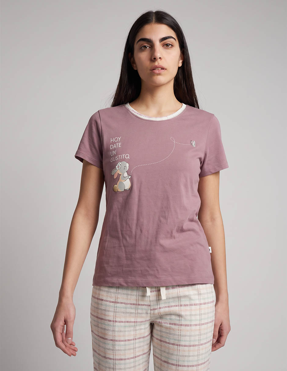 Conjunto pijama mango y merengue para mujer Conjunto pijama mango y merengue para mujer