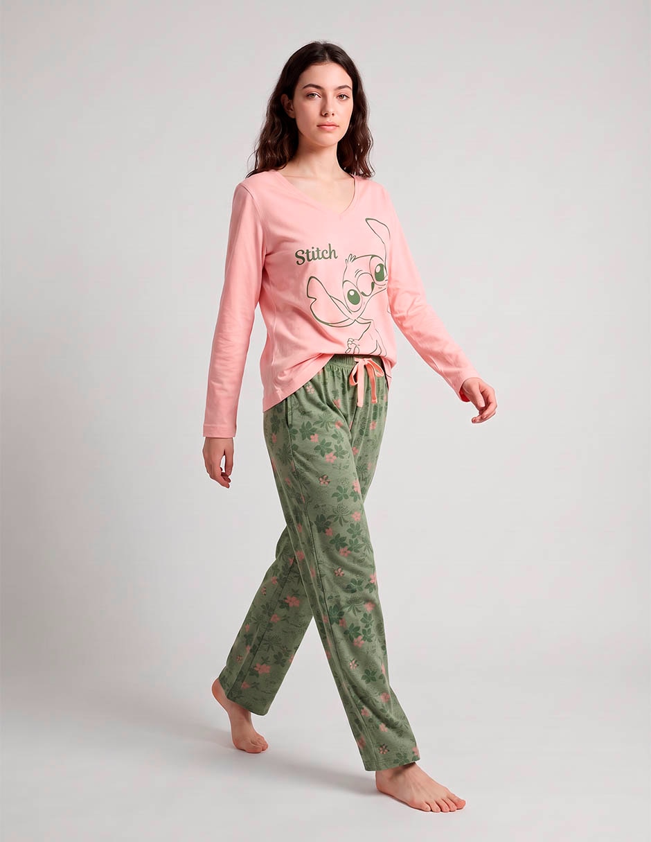 Conjunto pijama disney stitch para mujer 3