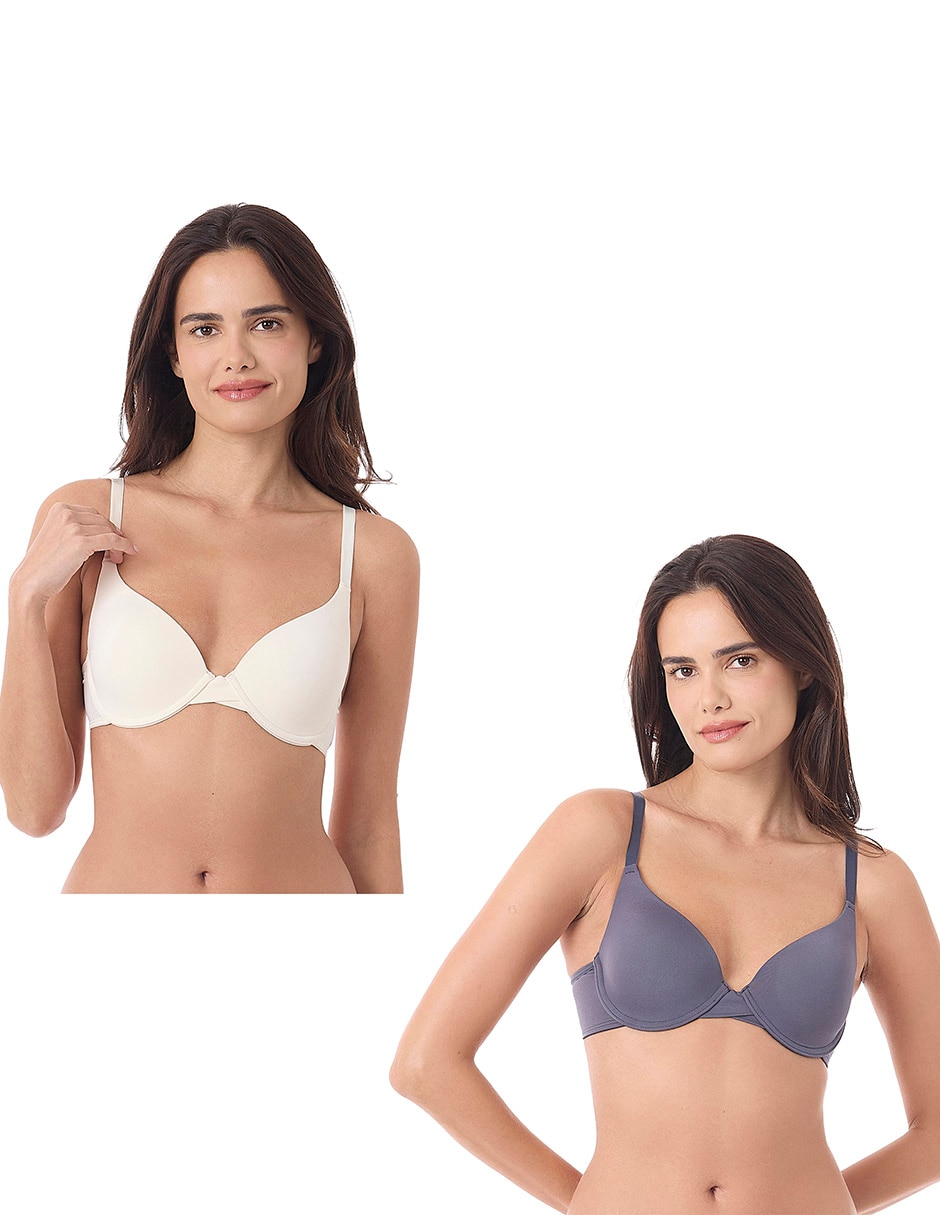 Brassiere t-shirt bra con copa para mujer