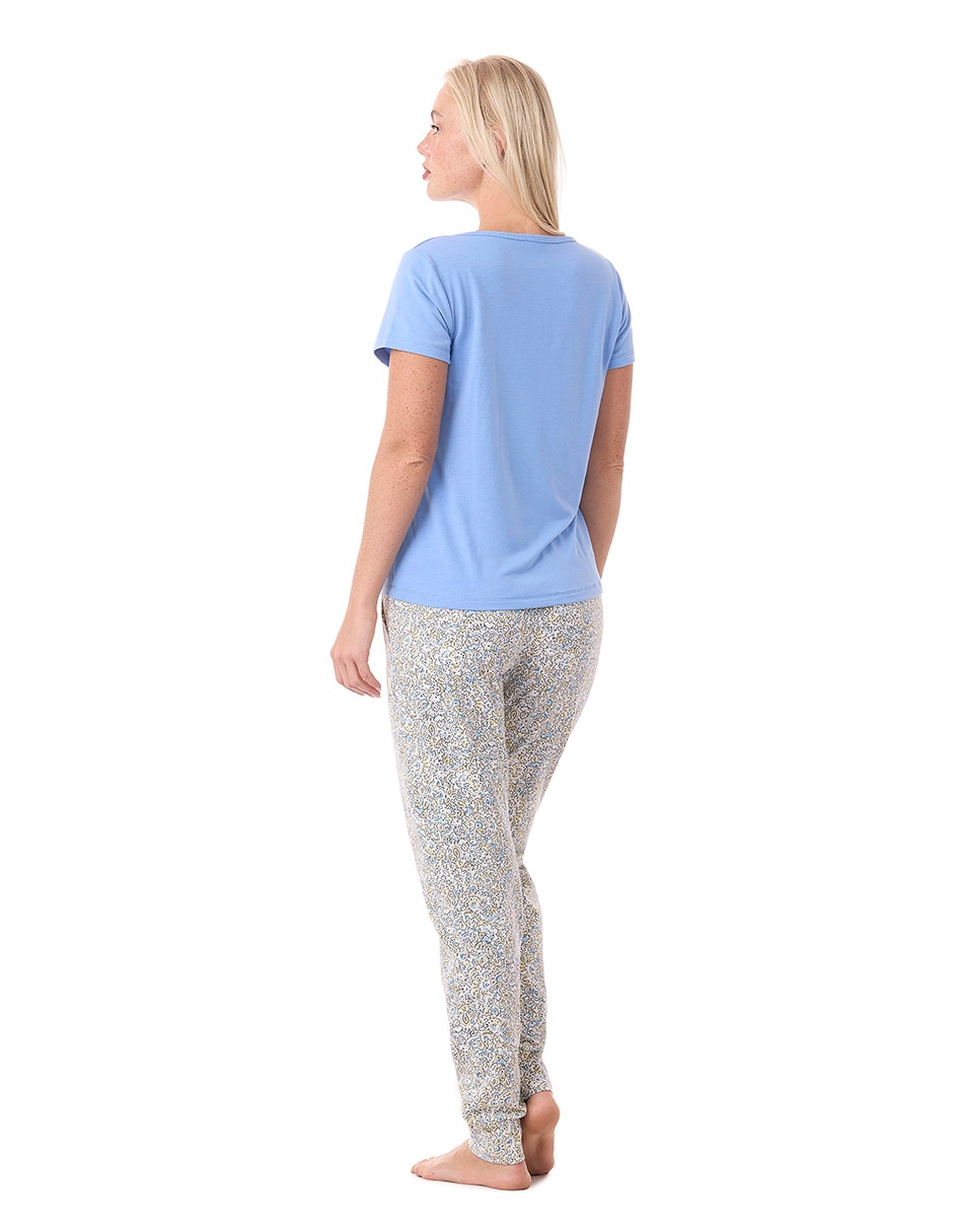 Conjunto pijama sterling flowers para mujer 2