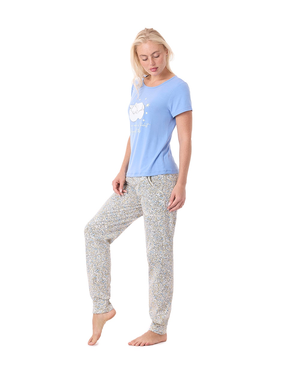 Conjunto pijama sterling flowers para mujer 3