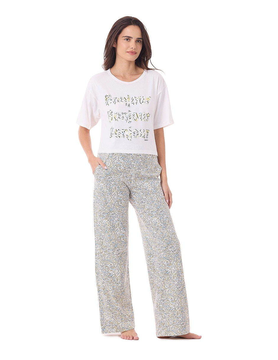 Conjunto pijama sterling flowers para mujer 2