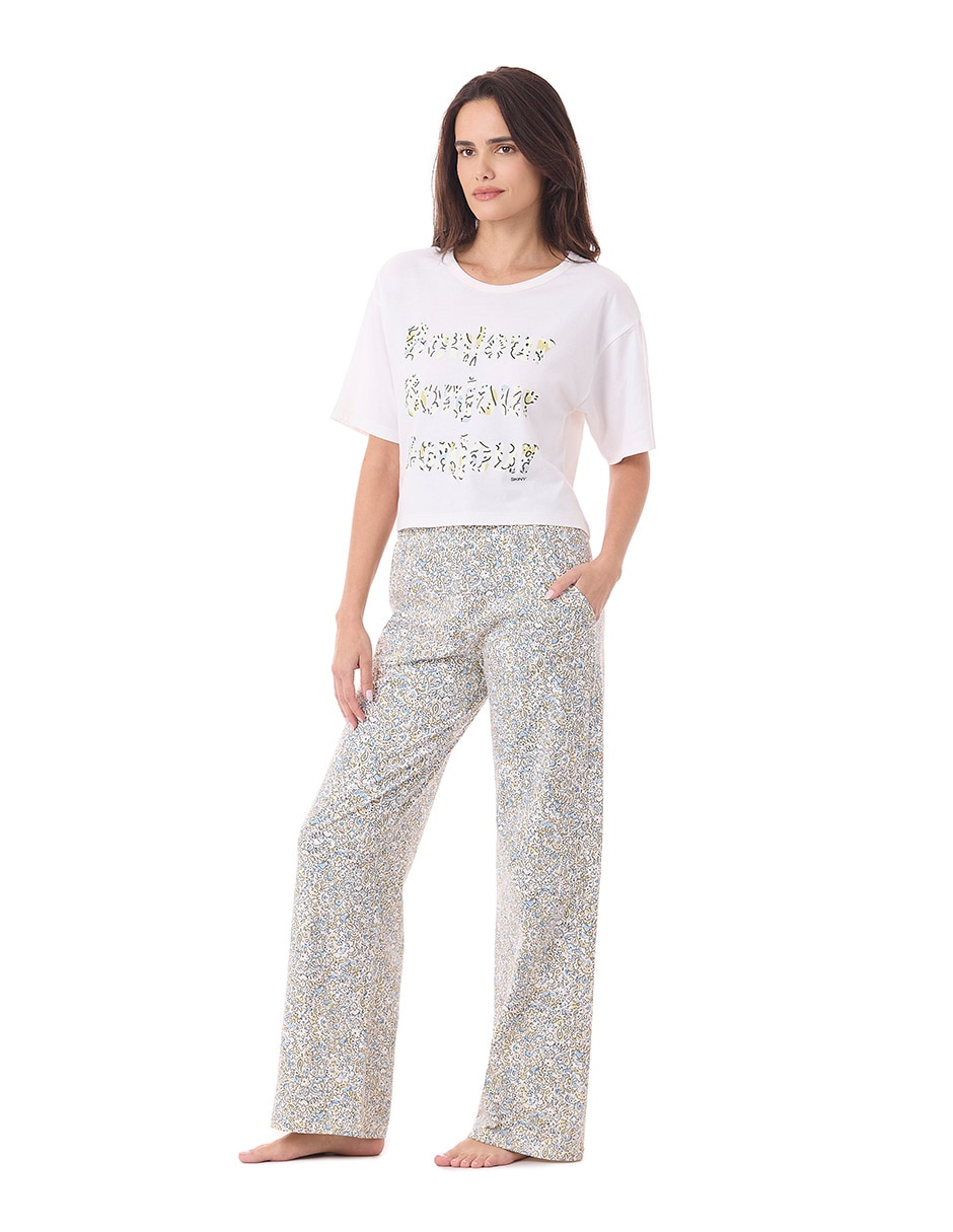 Conjunto pijama sterling flowers para mujer 4