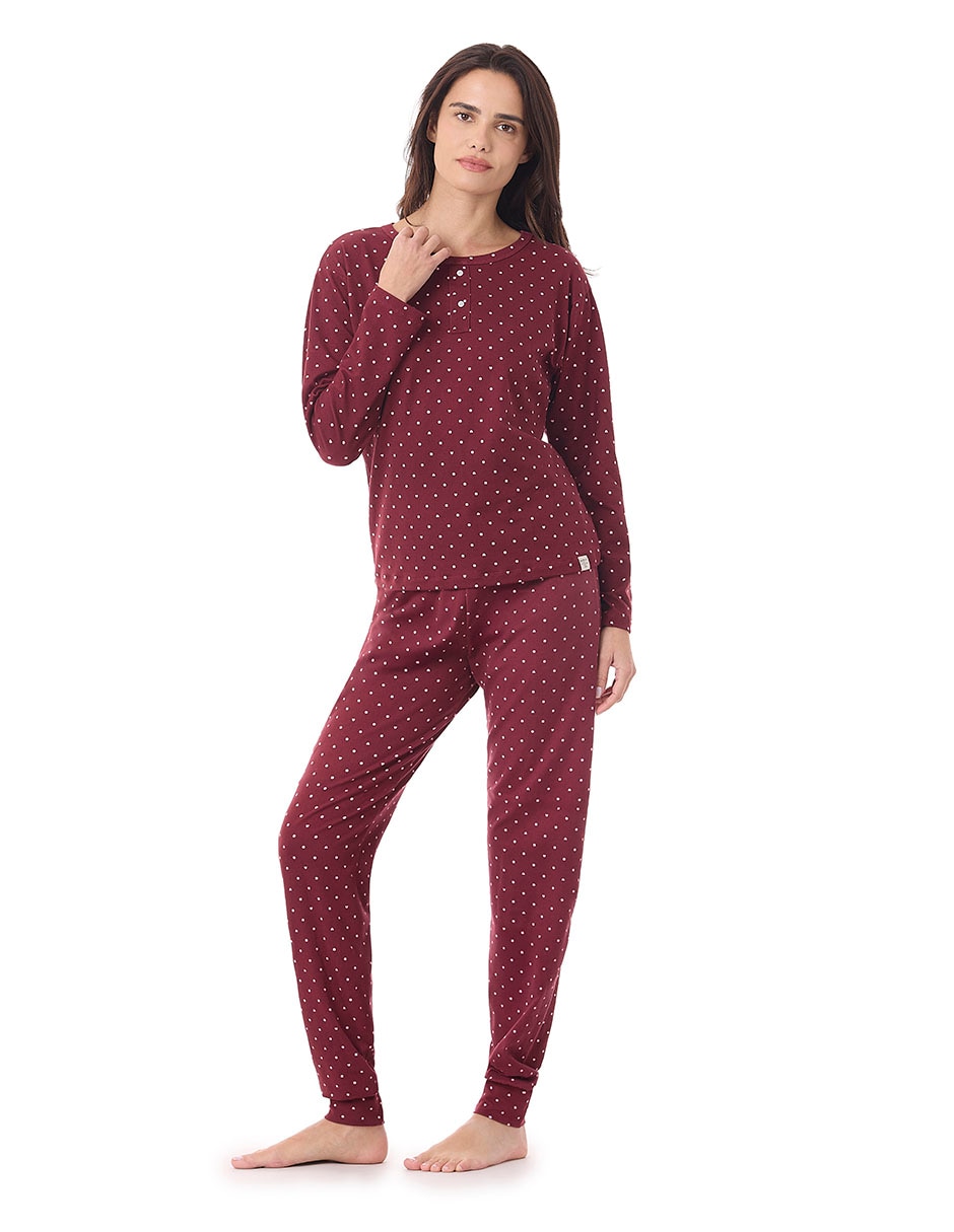 Conjunto pijama Cozy Dots para mujer 3