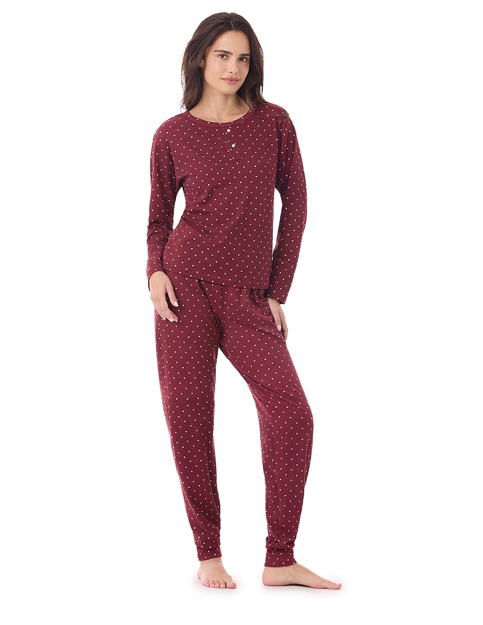 Conjunto pijama Cozy Dots para mujer 4