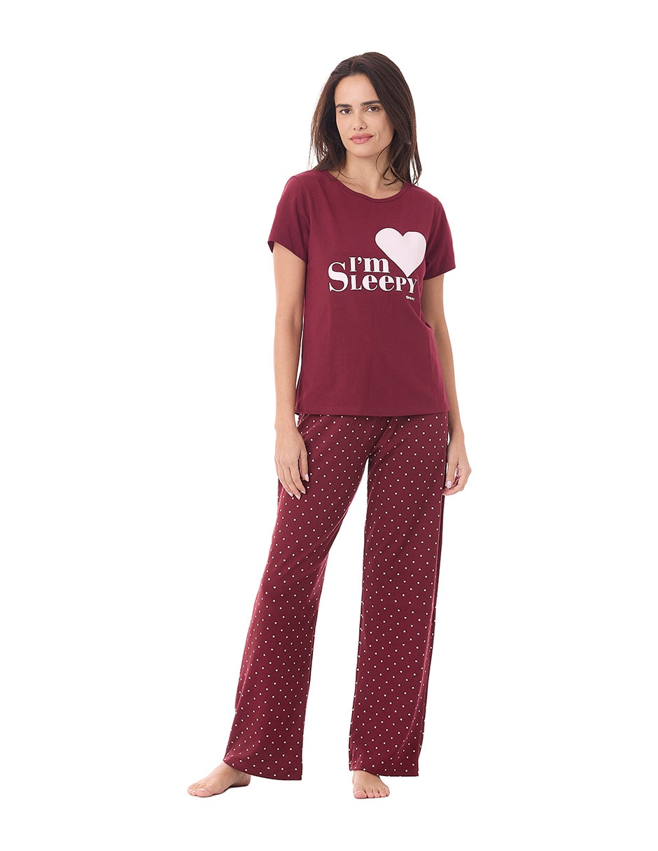Conjunto pijama Cozy Dots para mujer 7