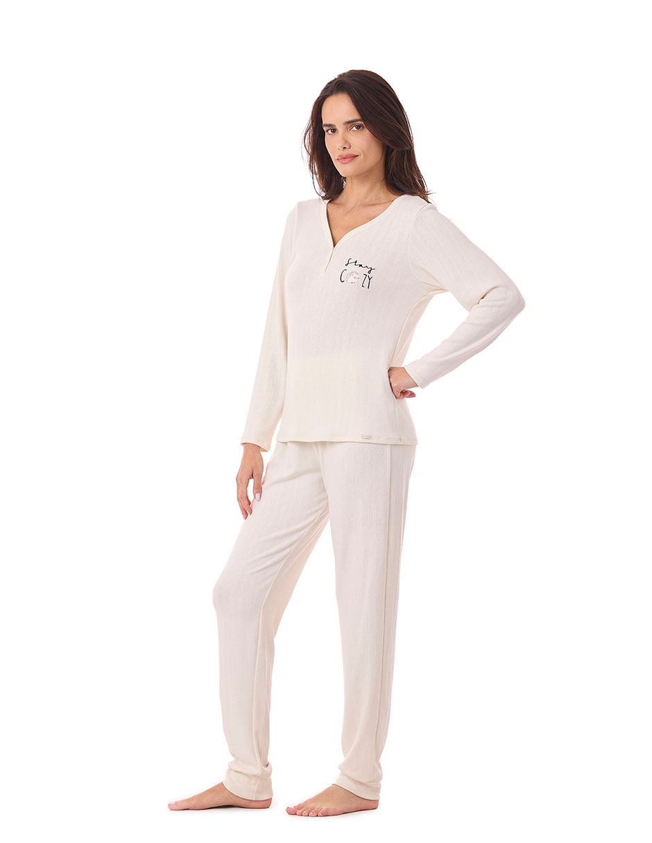 Conjunto pijama ajouré para mujer 2