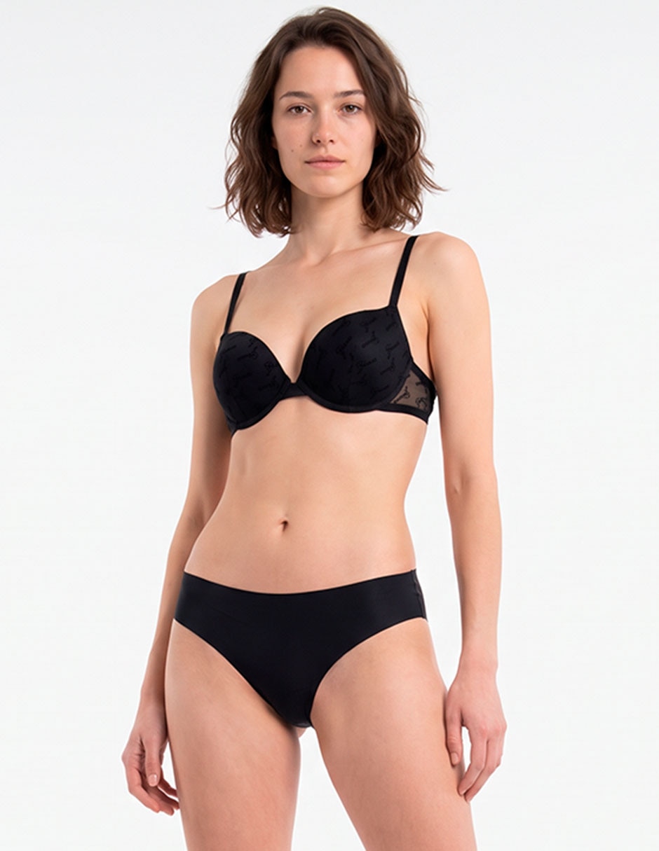 Brassiere plunge copa preformada para mujer