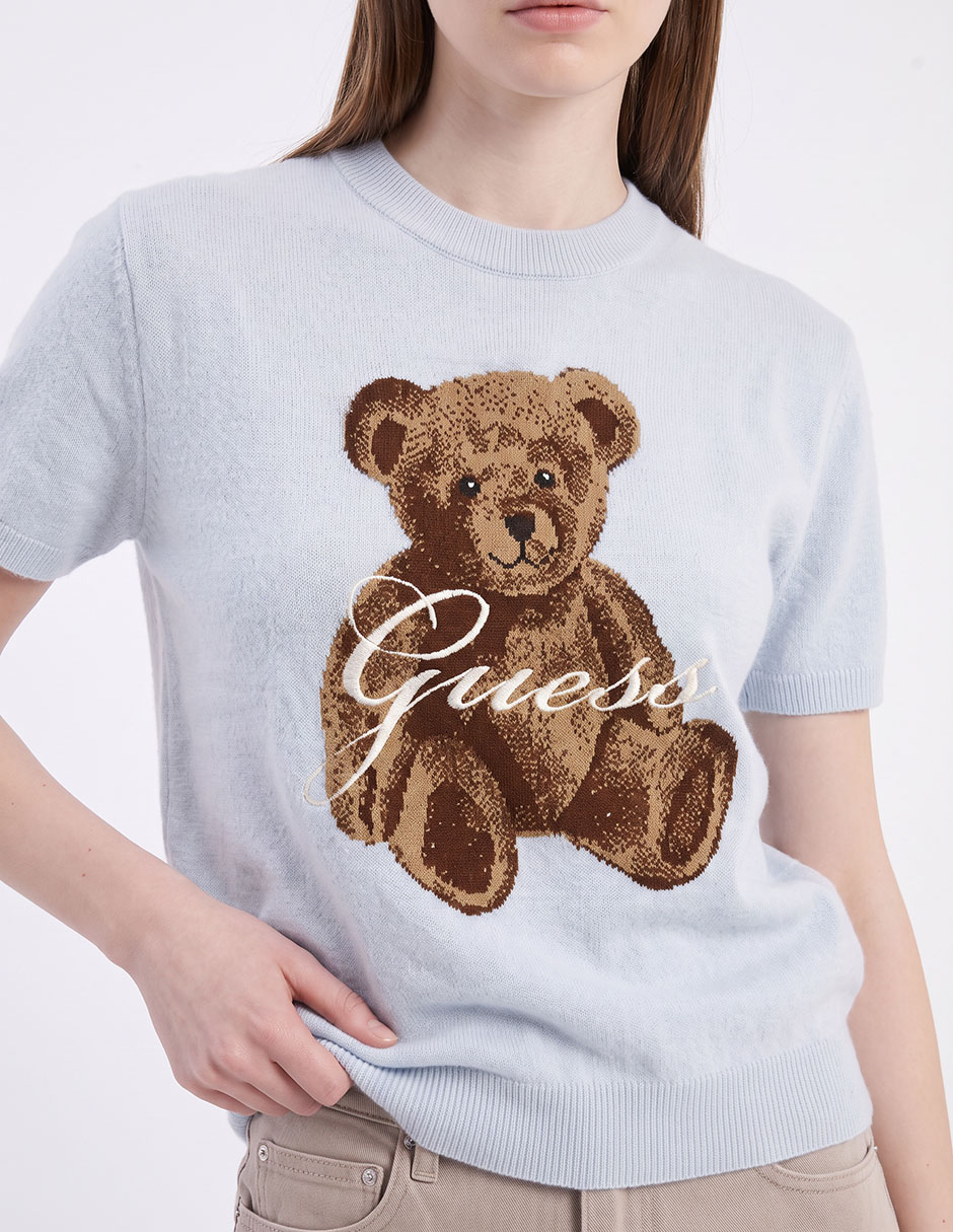 Playera manga corta cuello redondo para mujer 2
