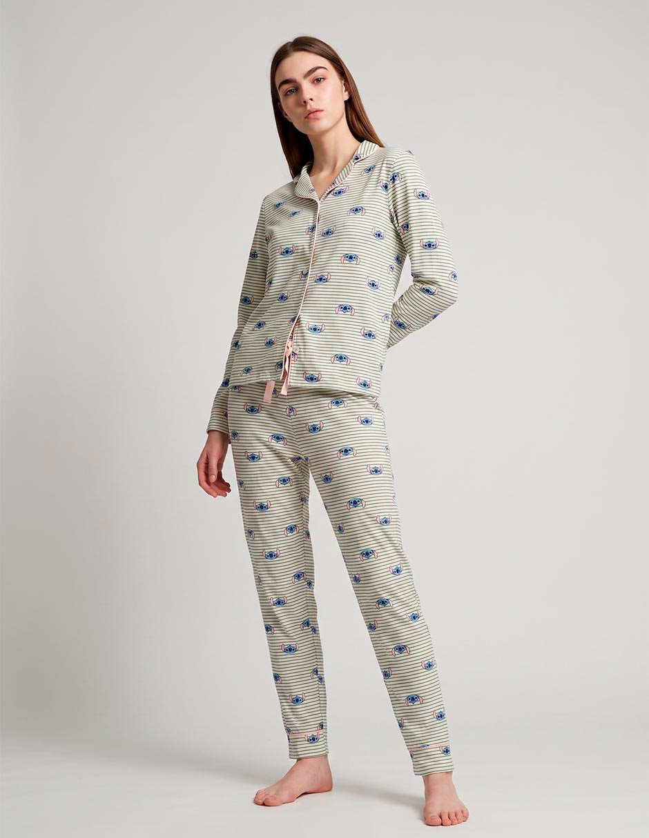 Conjunto pijama stitch para mujer