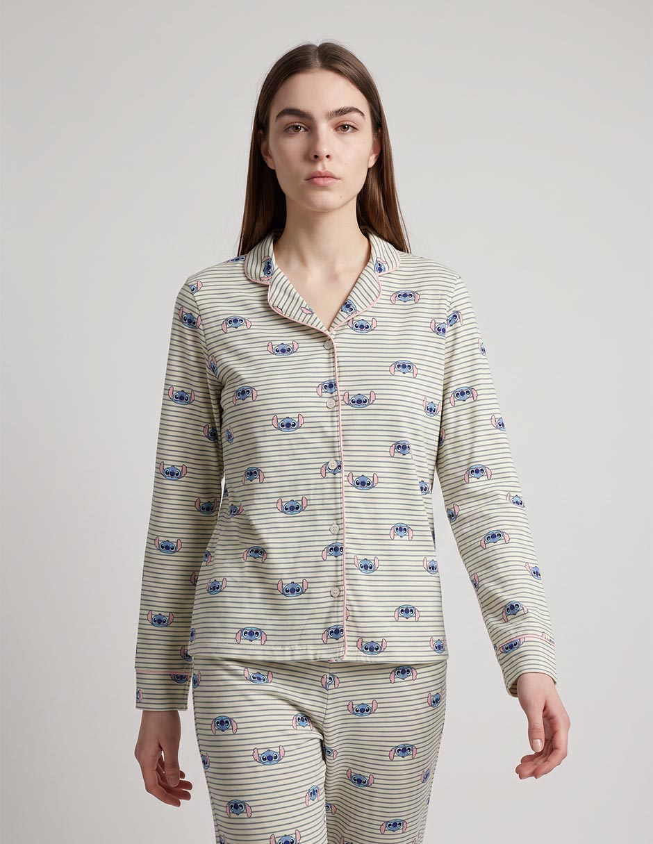 Conjunto pijama stitch para mujer 3
