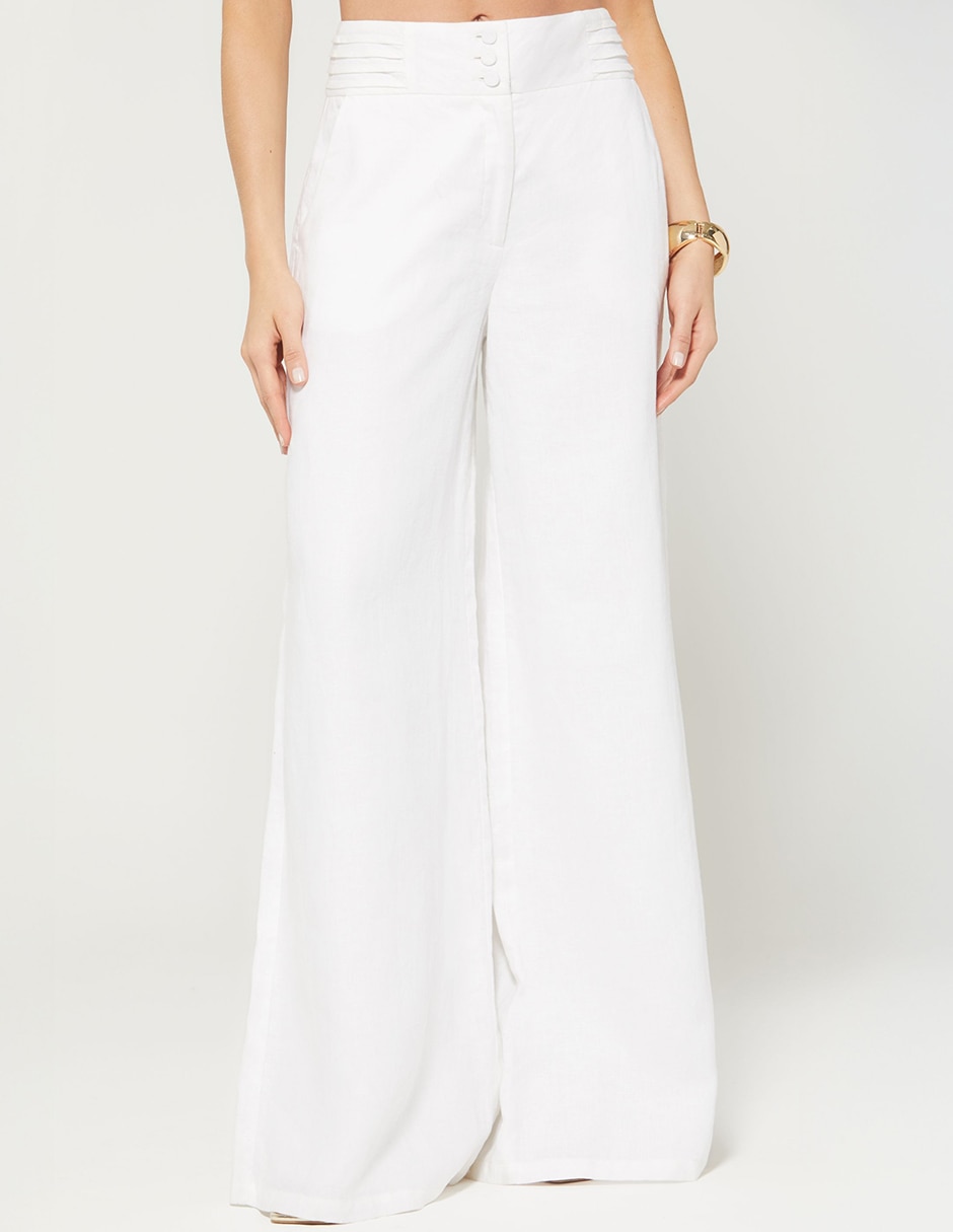 Pantalón relaxed prenses palazzo para mujer Pantalón relaxed prenses palazzo para mujer