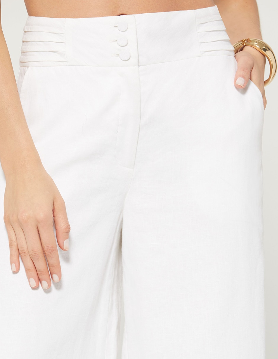 Pantalón relaxed prenses palazzo para mujer 4