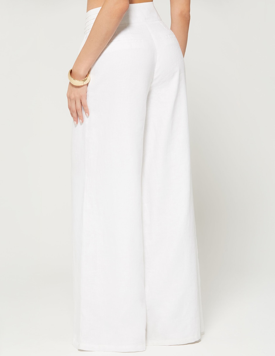 Pantalón relaxed prenses palazzo para mujer 3