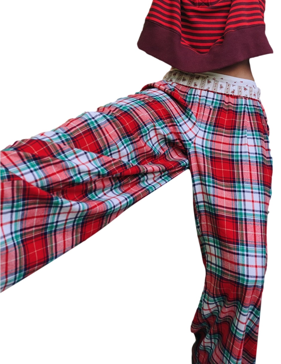 Pantalón pijama de algodón para mujer Pantalón pijama de algodón para mujer