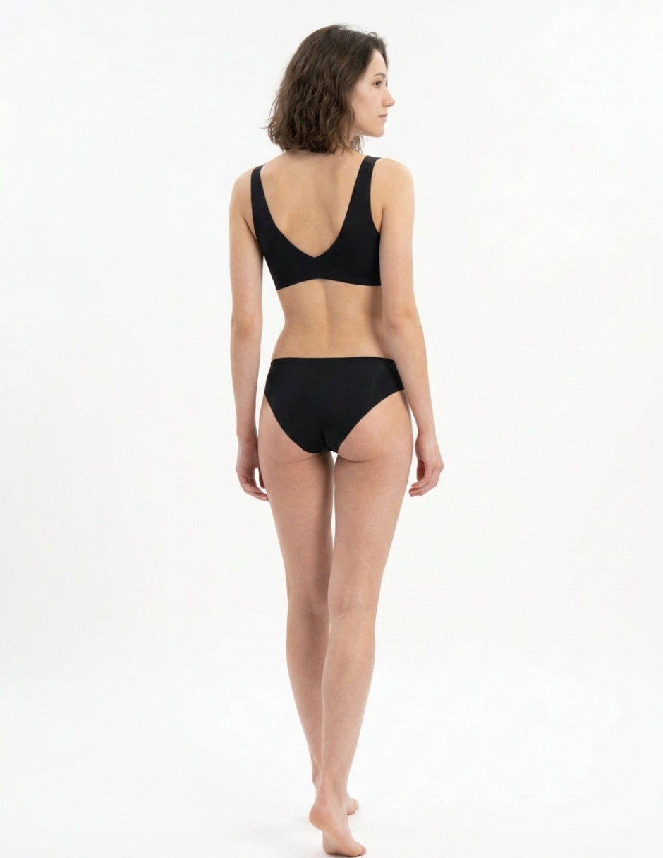 Brassiere bralette sin copa seamless para mujer 2