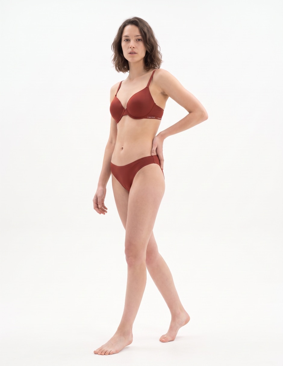 Brassiere demi con copa para mujer 3