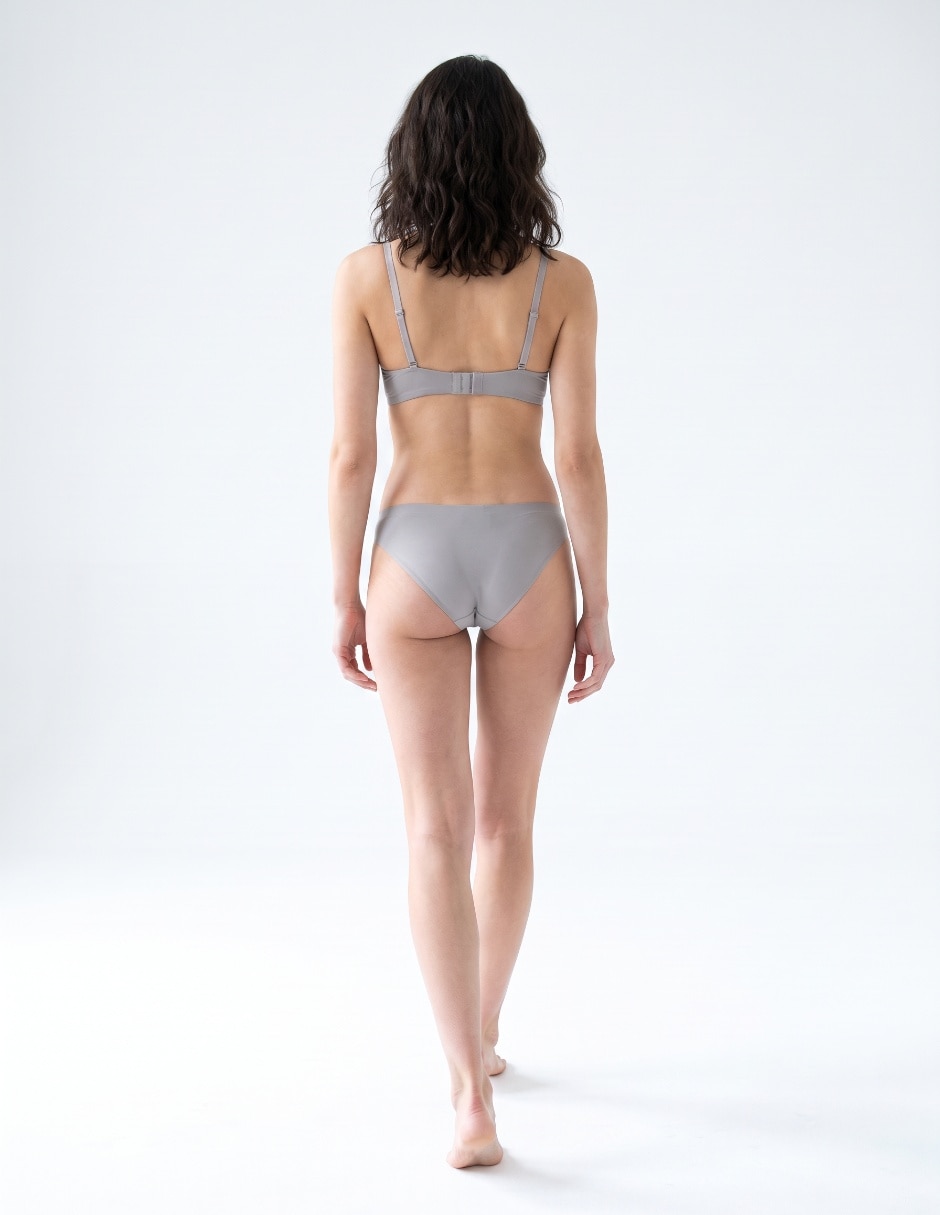 Brassiere demi con copa para mujer 2