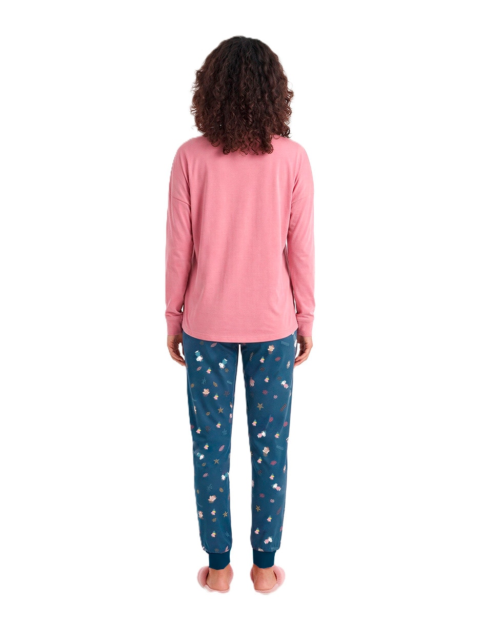 Conjunto pijama snoopy snoopy para mujer 6